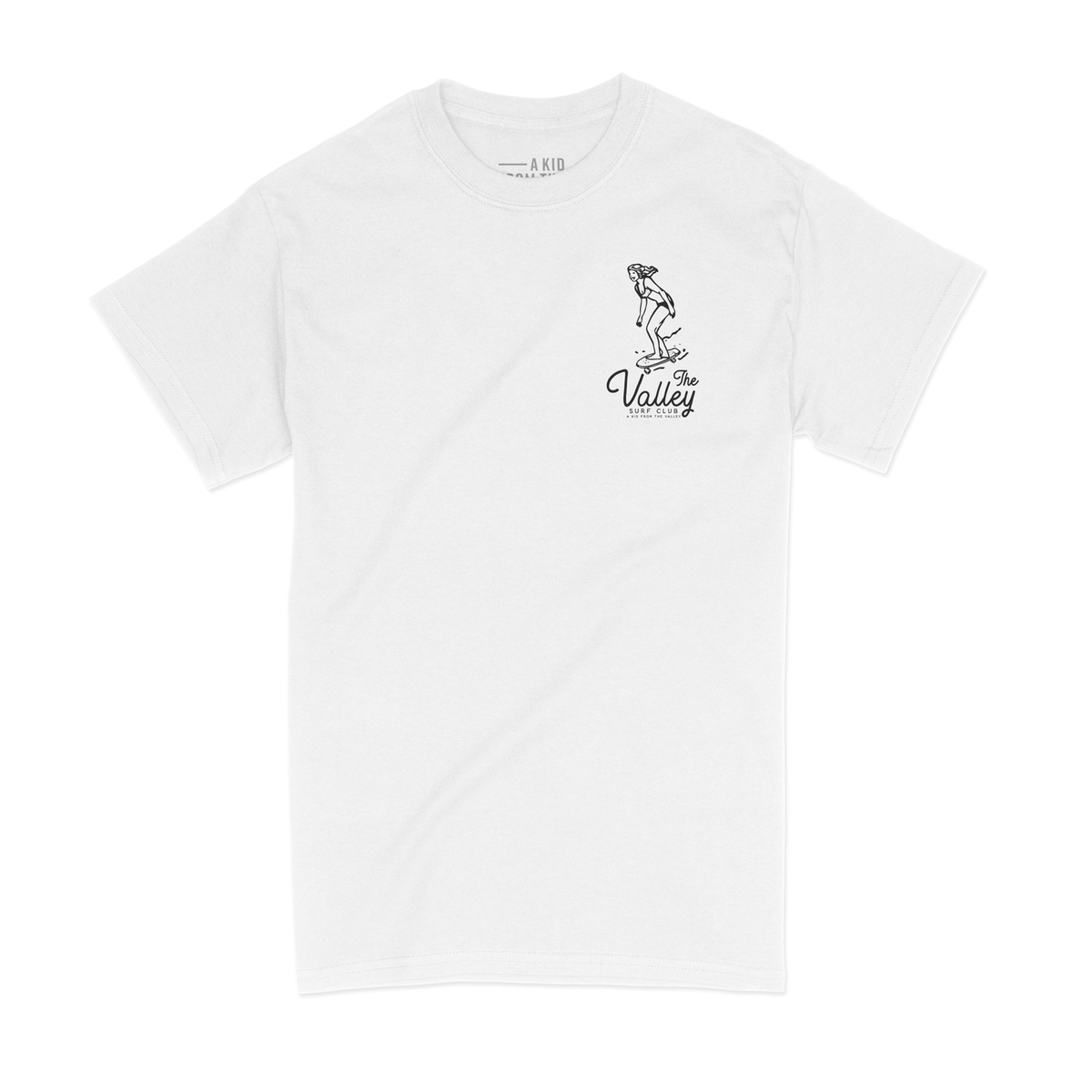 Surf Club Tee - White – A Kid From The Valley